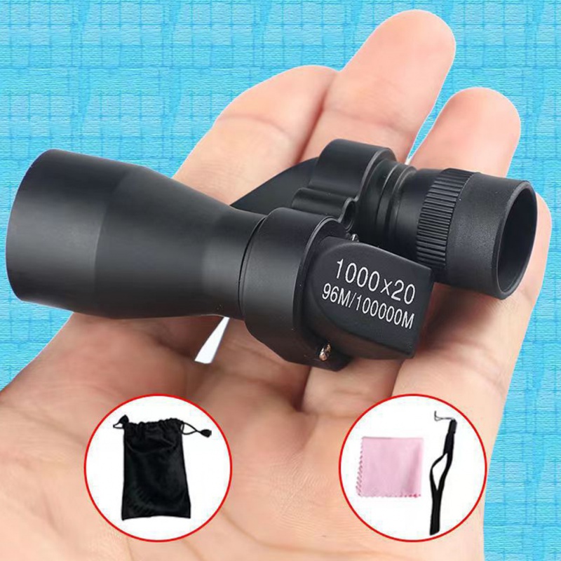 1000 vezes móvel Telescópio Monocular Hd Alta Potência Baixa Luz Portátil Mini visão noturna canto monocular 8x20 telescópio HD alta ampliação