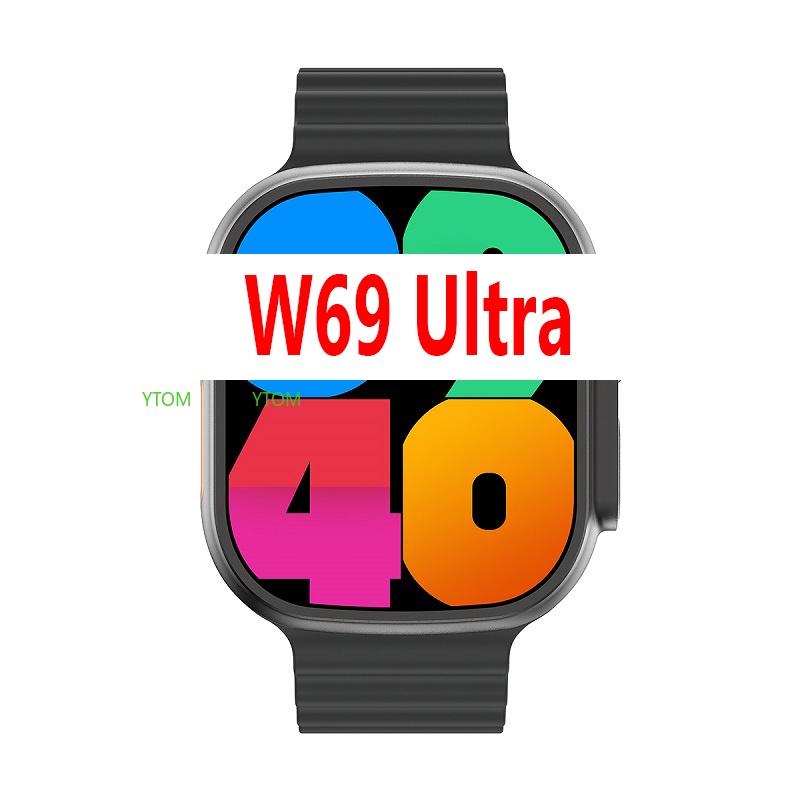 Hot Original W69 ULTRA Smart Watch Bluetooth Call Microwear Série 9 2.2 " IP68 49mm NFC GPS Track Homens Esportes Mulheres IWO Smartwatch