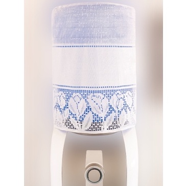 Capa Galão De Agua 20 Litros Renda Tulipa Branca