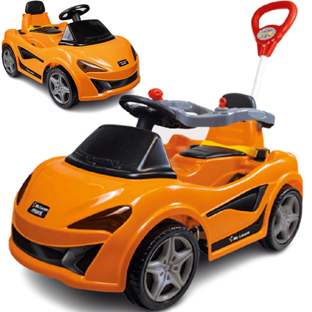 Carrinho de Passeio e Pedal Infantil Maral Mc Laram Laranja em Oferta na Shopee