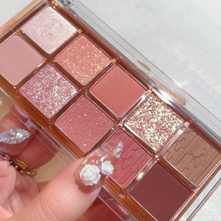 0 Cores Paleta De Sombra Nua Matte Nude Eyeshadow Shimmer Brilhante Cintilante Maquiagem , De Pigmento Alto Duradouro , Para Mulheres