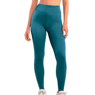 Calça Legging Feminina Com Bolsos Academia Fitness Sport Brilho Mash