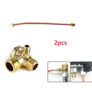 Tubo De Escape De 200mm Com Válvula De Retenção De Liga De Zinco De 3 Portas Para Peças De Compressores De Ar