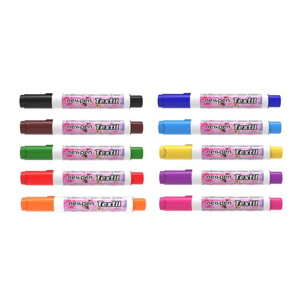 Caneta Têxtil Para tecido Tinta Acrílica Big Newpen