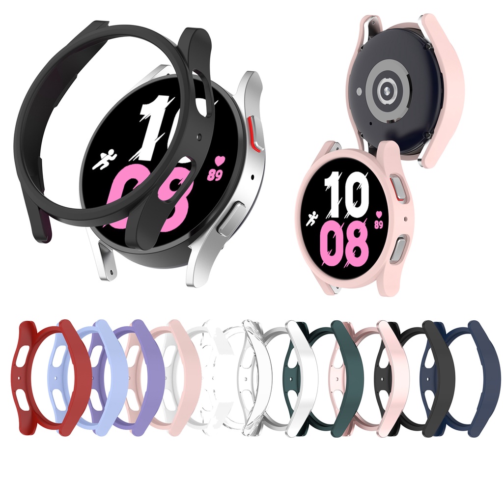 Capa Protetora Para Samsung Galaxy Watch FE 4 5 6 7 Pro 44mm 40mm 45mm Ultra 47mm Watch5 Watch6 Watch7 PC Proteger Prote em Oferta na Shopee