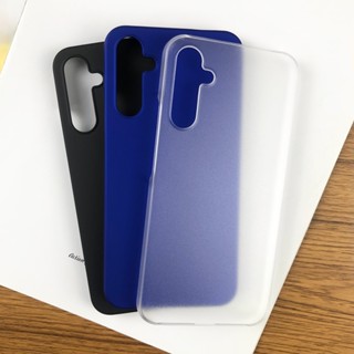 Capa Dura Ultra Fina De Pele Mate Para PC Samsung Galaxy A14 A24 A34 A54 5G Plástico Rígido Anti-Impressão Digital Traseira