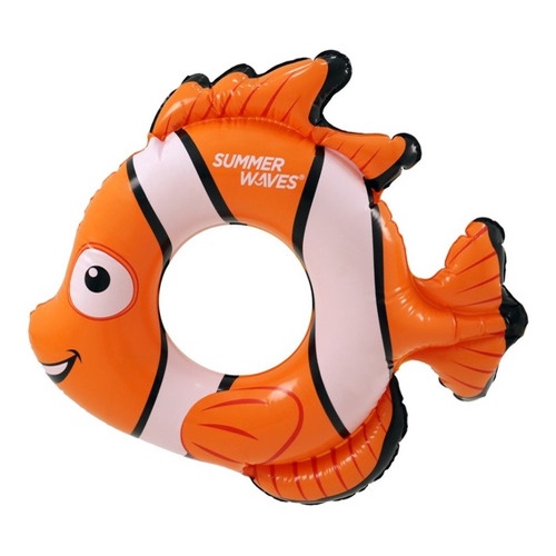 Boia Inflável Infantil Peixe Palhaço Redonda 60x68cm
