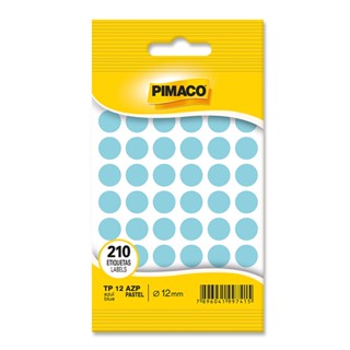 Etiqueta adesiva TP12 azul pastel Pimaco