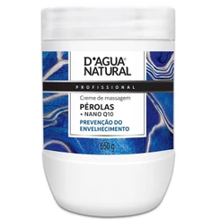 Creme de Massagem Dagua Natural Pérolas com Nano Q10 650g Hidratação Antienvelhecimento