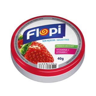 Bala de Morango Sem Açúcar - 40g