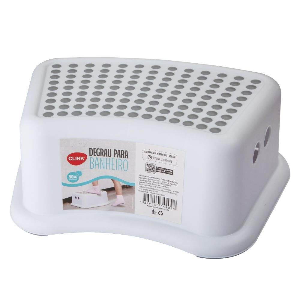 DEGRAU BANHEIRO PLASTICO PARA PIA, BANHO E VASO 36,5X25X13CM