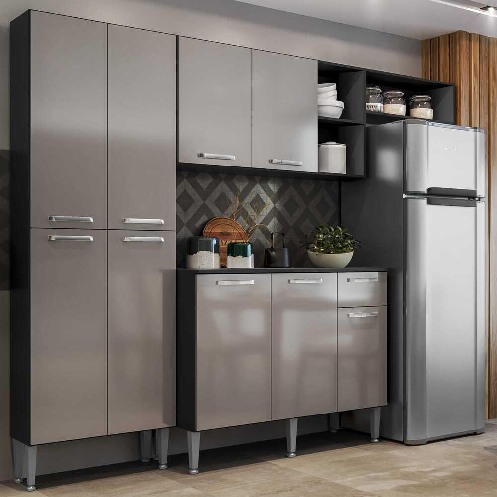 Armário de Cozinha Compacta Pequim Multimóveis V2933