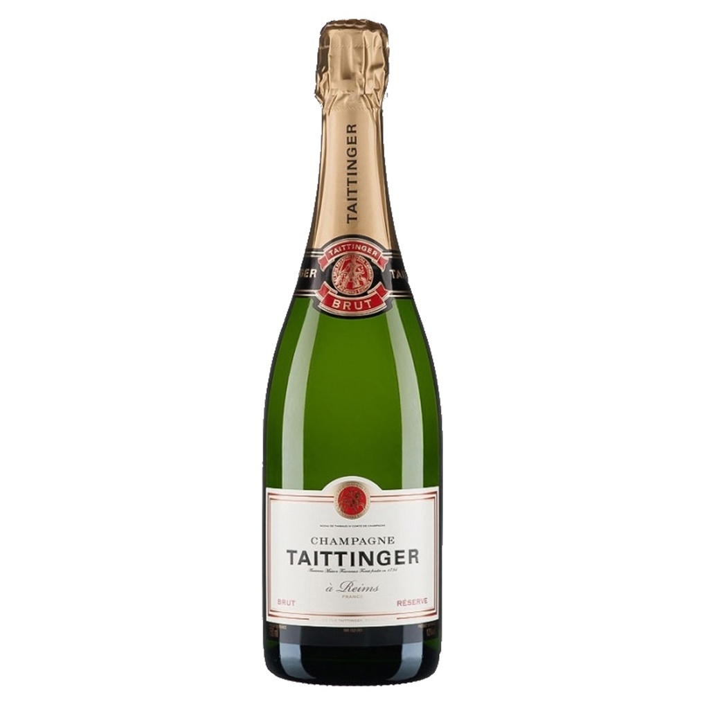 CHAMPAGNE TAITTINGER BRUT 750ML - Food & Beverages