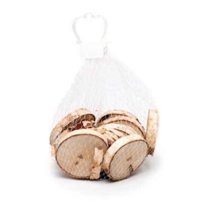 Bolacha de Madeira - Rústica Artesanal - 7cm - 150g - Rizzo