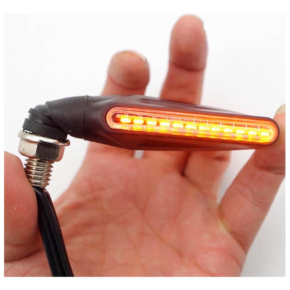 02 Pisca Seta Led Esportivo Hornet Fazer Cb300 Xre300 Titan — imagem 2 de 2