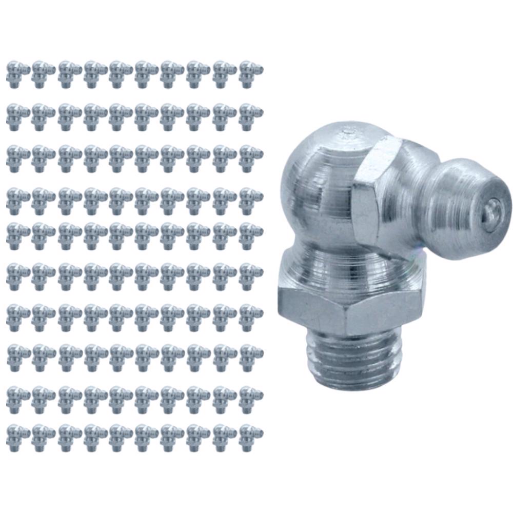 Graxeira Curva 10 mm 90° M10X1 1473 100 Unidades BREMEN