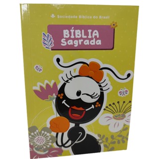 Bíblia Sagrada Infantil Completa Turma do Smilinguido Capa Brochura Versão NTLH Nova Tradução Linguagem de Hoje SBB