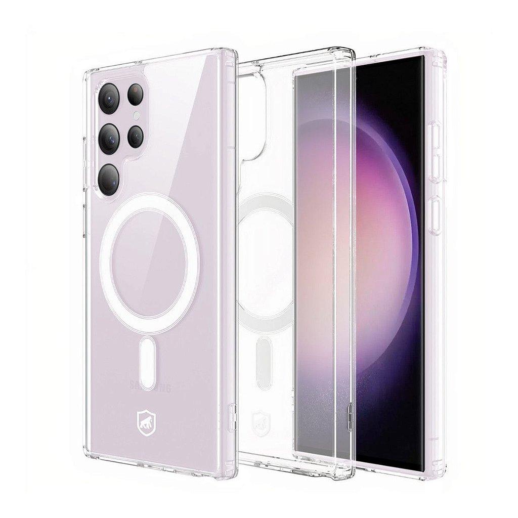 Capa Case Capinha MagSafe para Galaxy S23 Ultra - Transparente - Gshield em Oferta na Shopee