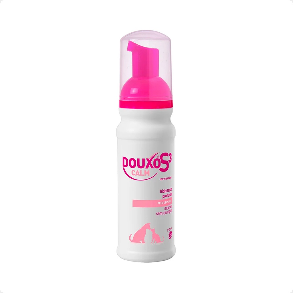 Douxo S3 Calm Ceva Mousse para Cães e Gatos - 150 mL - Pets