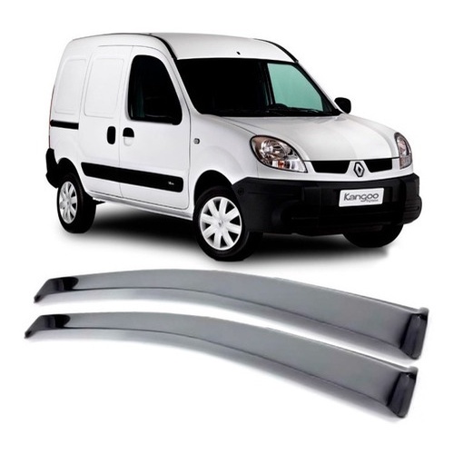 Defletor Calha de Chuva Renault Kangoo 2000 a 2017 2 Portas Ecoflex