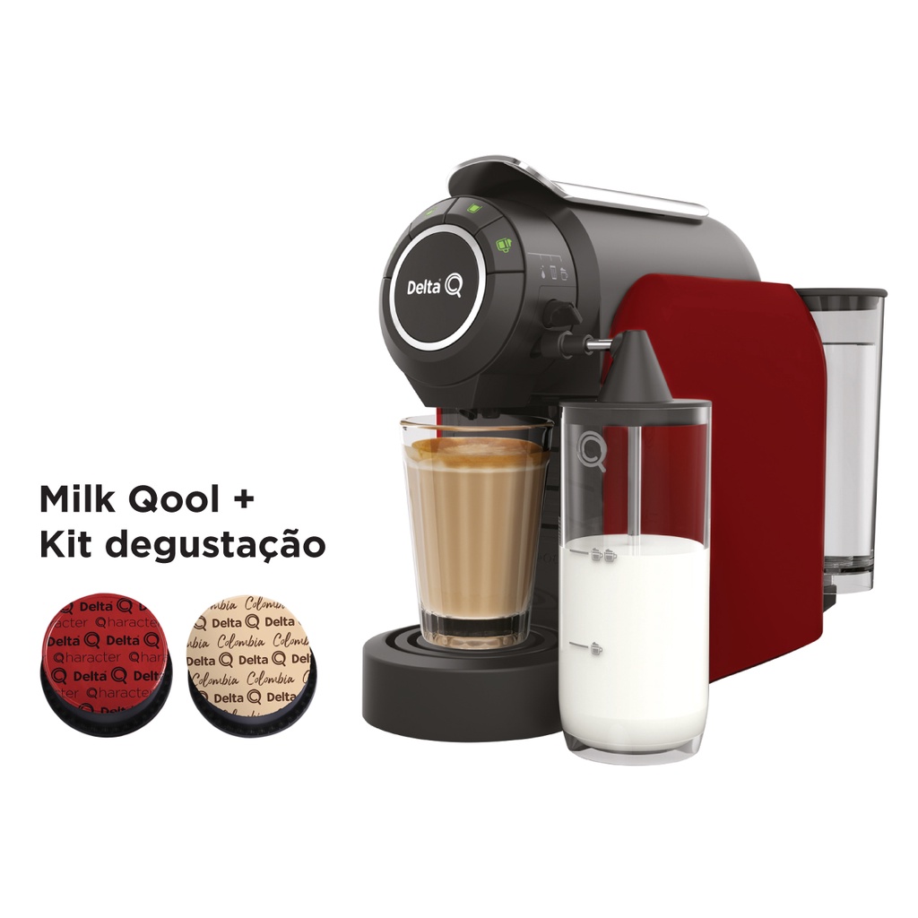 Cafeteira Capsulas Café Expresso Delta Q Milk Qool Evolution