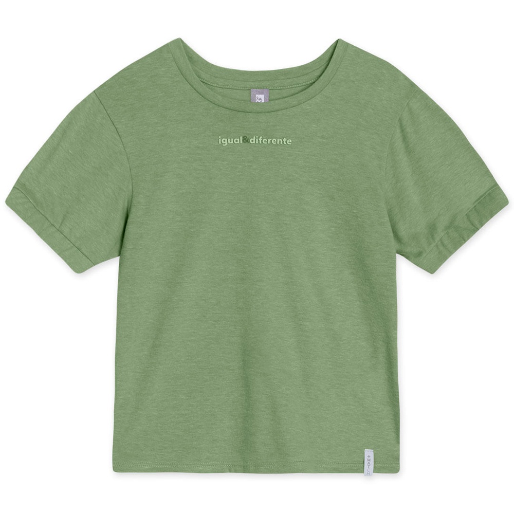 Blusa Infantil Menina Manga Curta Match
