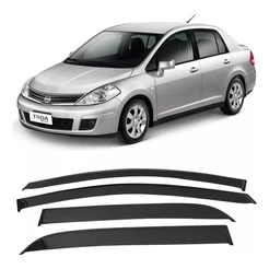 Calha de Chuva Defletor Nissan Tiida Sedan Todos 4 Portas Ecoflex