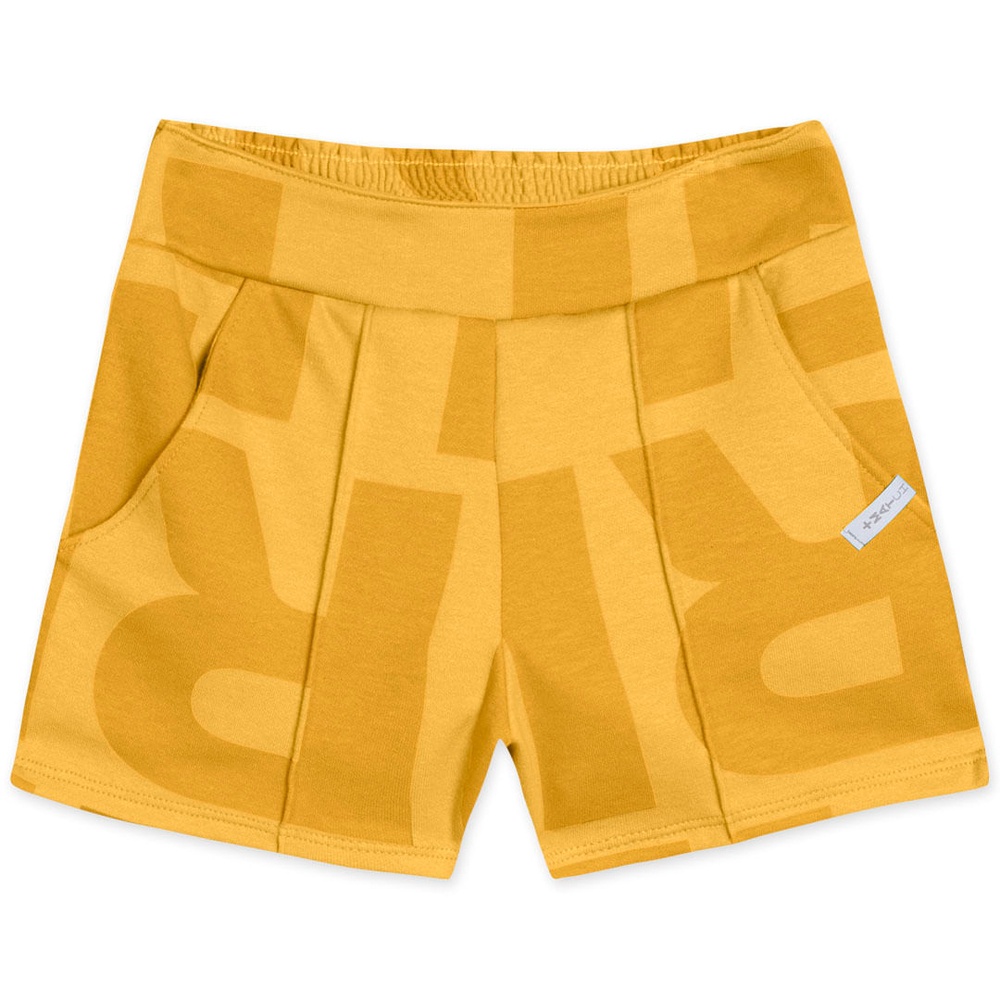 Short Infantil Lettering Menina Match em Oferta na Shopee