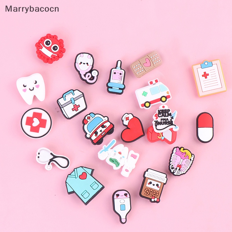 [MAR] 10pcs Sapato Ch Cartoon Desenho Animado Decorações Fivela Ajuste Pulseira COD em Oferta na Shopee