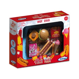 Brinquedo Mini Chef Hot Dog 18 Peças Xalingo - 1587.6 em Oferta na Shopee