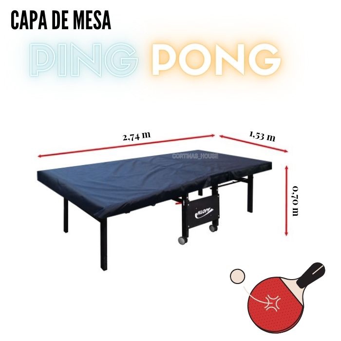 CAPA TENIS D MESA PING PONG KLOFT 1084 COM ELASTICO
