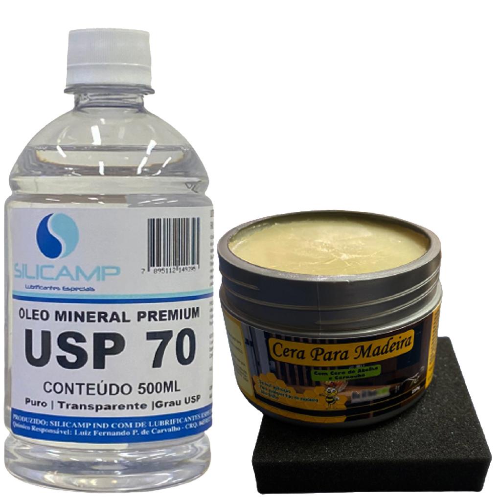 Cera P/ Madeira Abelha C/ Carnaúba + Oleo Mineral Usp 500 Ml em Oferta na Shopee
