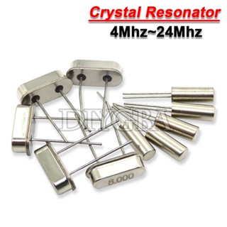 20PCS HC49S Oscilador Passivo De Cristal De Quartzo 8.000MHZ 4Mhz 6Mhz 8Mhz 12Mhz 16Mhz 20Mhz 24Mhz 32.768K 32.768K