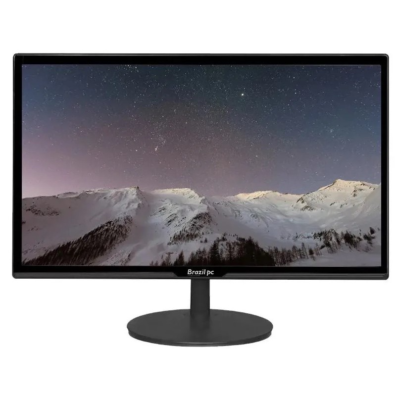 Monitor LED 21.5 BrazilPC AP22W 75HZ, Preto Widescreen