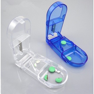 Medicamentos Comprimidos De Pequeno Divisor Caixa De Corte Transparente/Cortador De Comprimidos Plástico