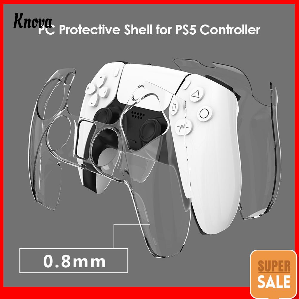 Capa Protetora Transparente Para PC Pele O Controlador PS5 DualSense