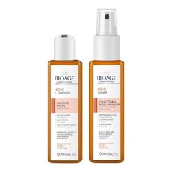 Kit Rotina Vitamina C Limpeza De Pele + Tonico - Bioage