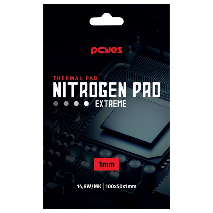 THERMAL PAD PCYES NITROGEN PAD EXTREME 100 X 50 X 1,0MM - 14,8W/MK - PCYNPE10148