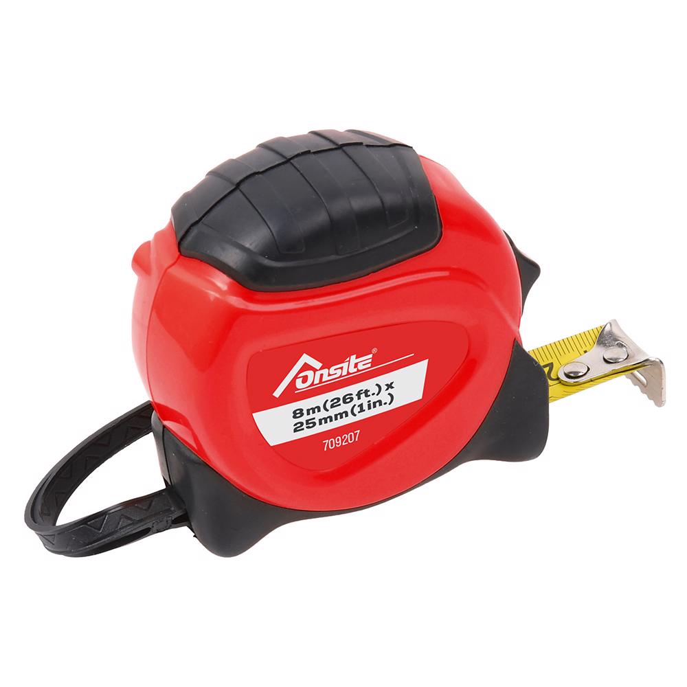 Trena Métrica 8 Metros em ABS 8m X 25mm (709207) - Onsite