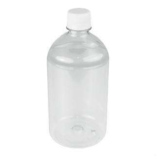 Frasco PET de 500 ml para com tampa rosca lacre (50 unid)