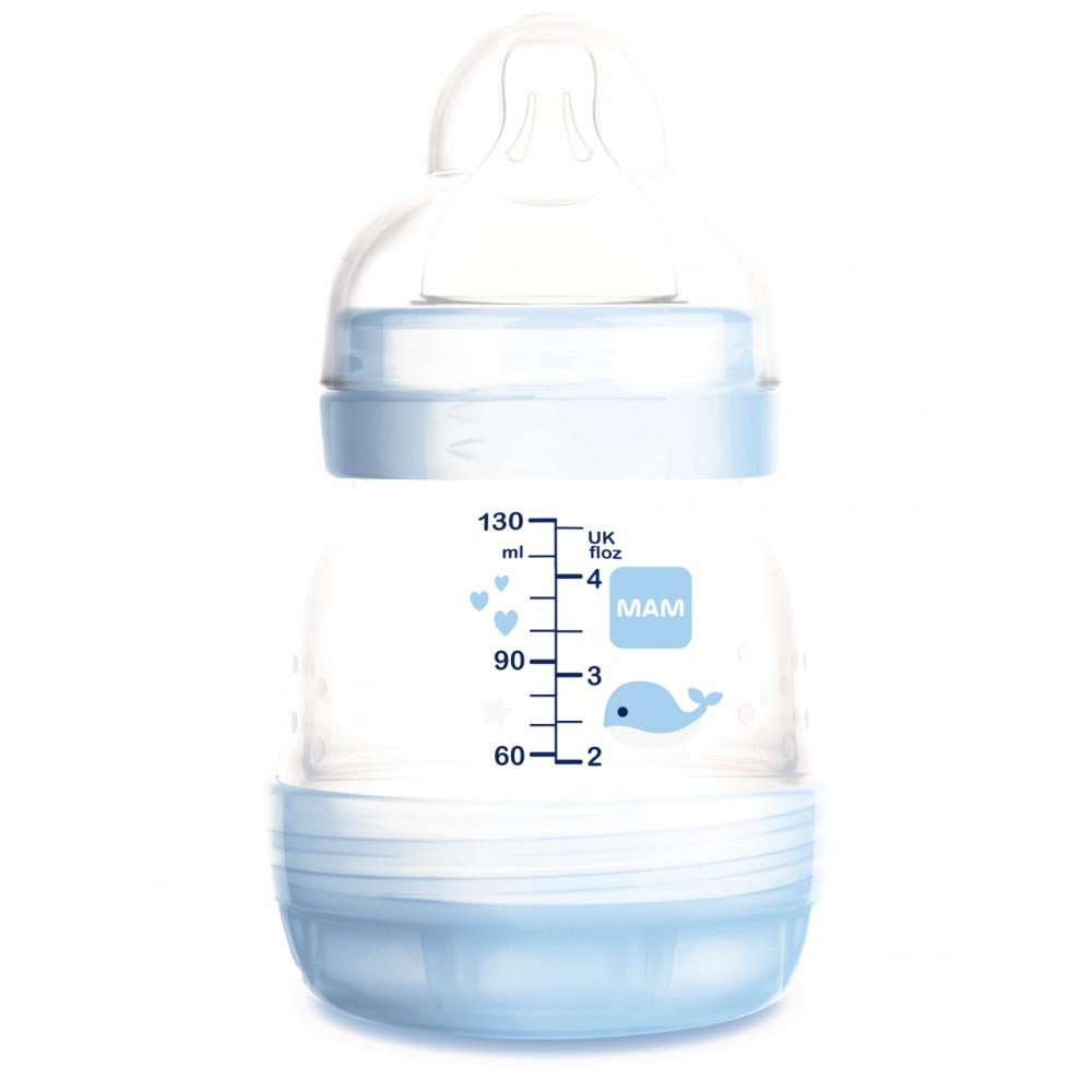 Mamadeira Easy Start 130 Ml Azul - Mam Baby em Oferta na Shopee