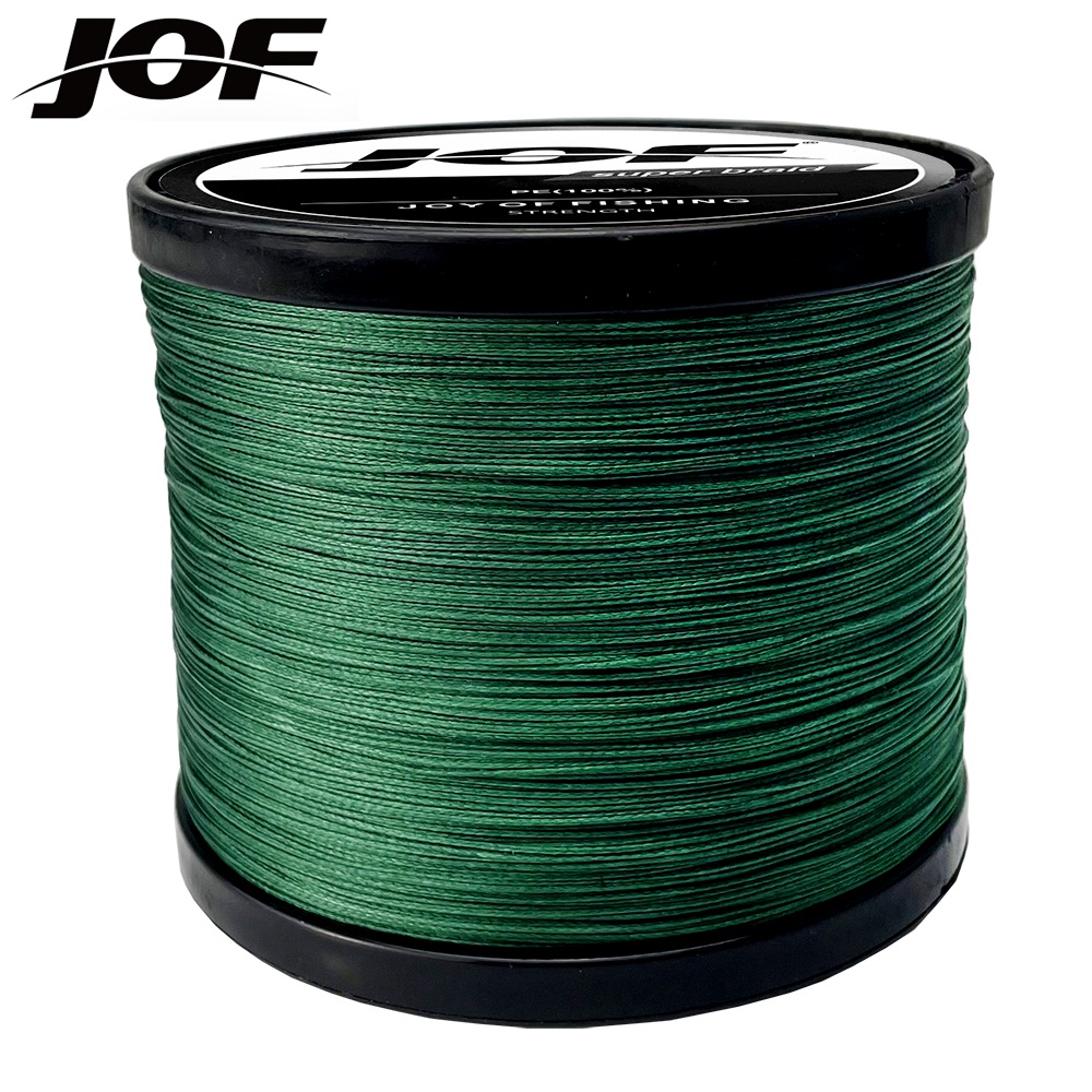 Linha De Pesca Multifilamento JOF 8X 8 Cordões PE Trançado 100m Resistência À Abrasão18lb-78lb