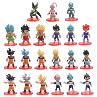 Action Figure Dragon Ball Z - 6,5cm a 7cm - Diversos Modelos - Goku Freeza Cell Broly Vegeta Gotenks em Oferta na Shopee