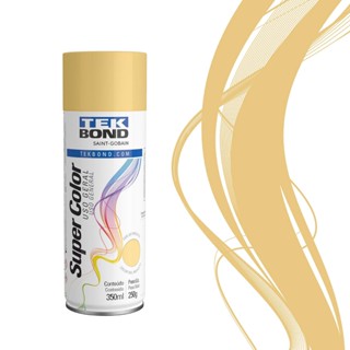 Tinta spray uso geral bege 350ml 250g - tekbond