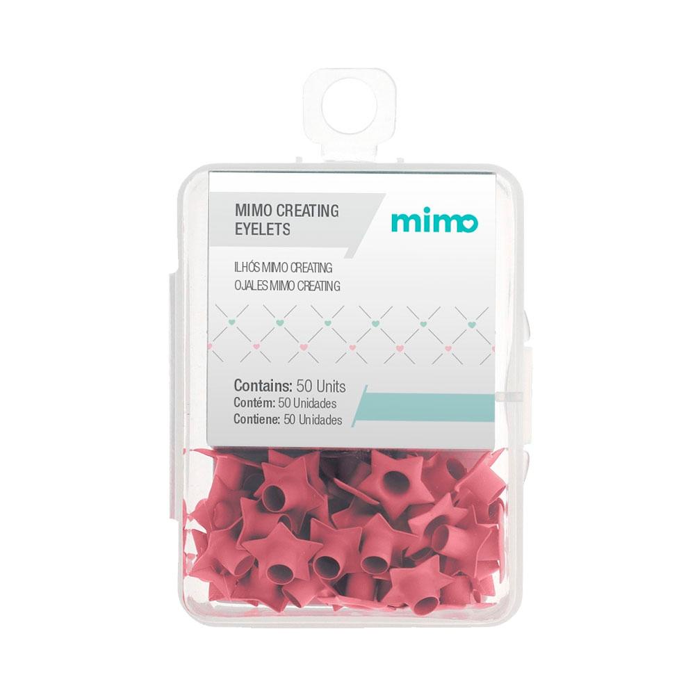 Ilhós Mimo Creating - Estrela - Rosa Iogurte - 4,5 mm - 50 Unids em Oferta na Shopee