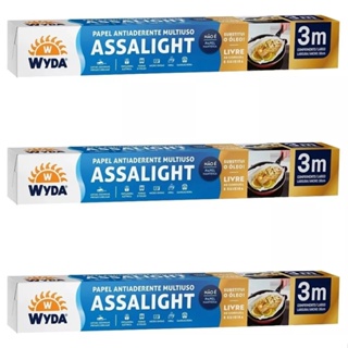 Papel Assalight Premium 3m Wyda 3 Rolos em Oferta na Shopee