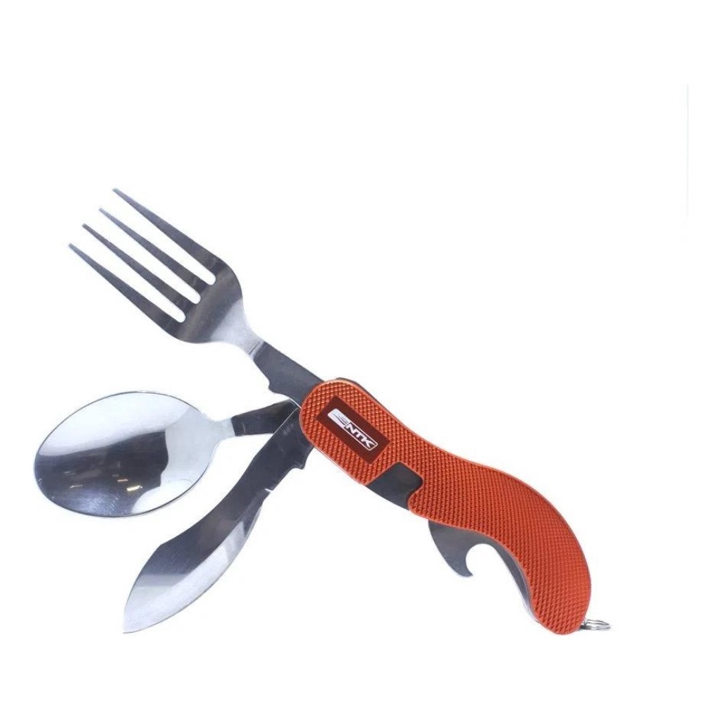 Conjunto De Talheres Dobravel Ntk Jump Caca Pesca Camping