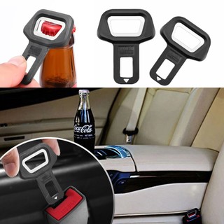 [Quente] Safety Seatbelt Lock Buckle Plug De Fivela De Segurança Duplo Uso Para Veículos Abridor De Garrafas Silenciador De Alarme Clip Extensor De Cinto Carros Acessórios Universais Automóveis