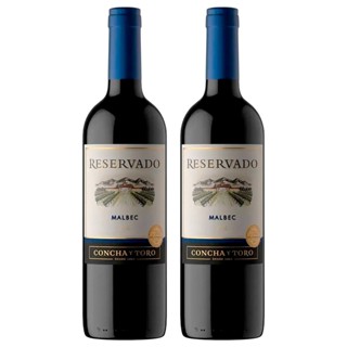 Kit 2 Vinhos Concha Y Toro Reservado Malbec 750ML