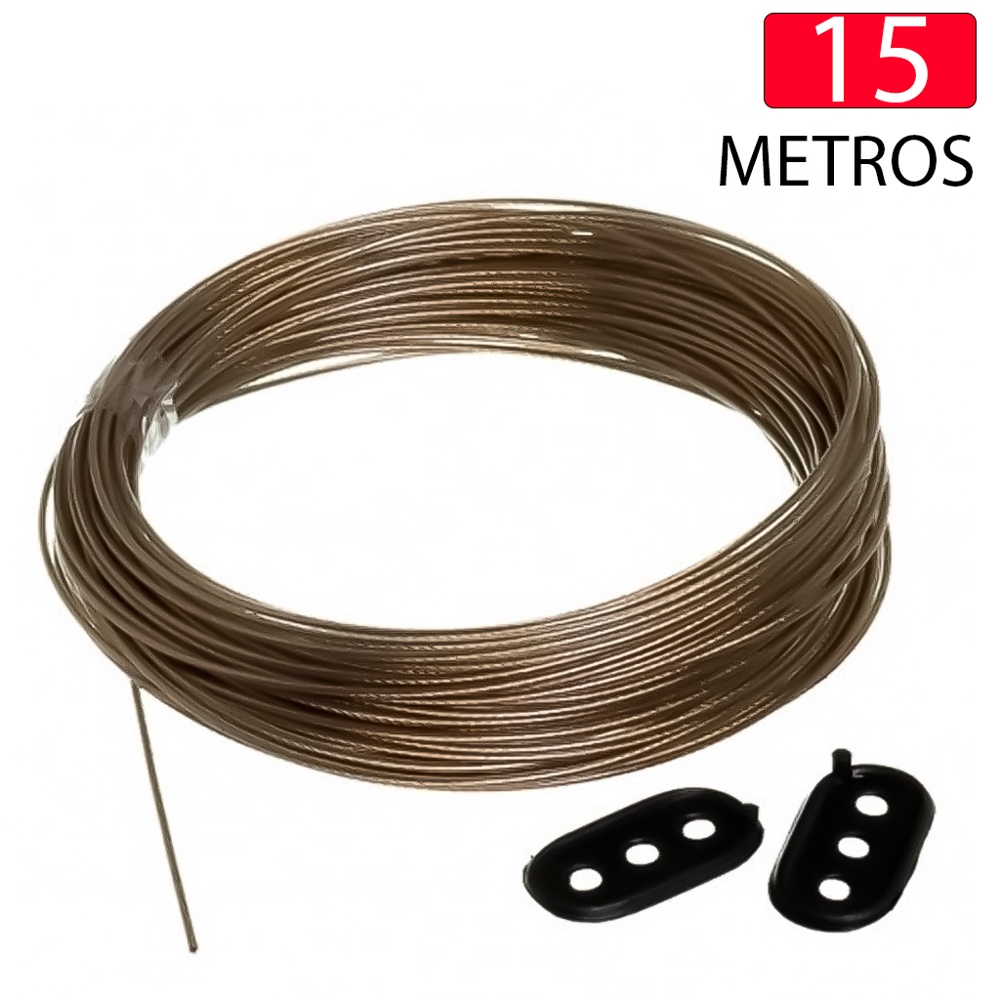 Varal De Aço Revestido 15m Slim Para Estender Roupas - Home & Living